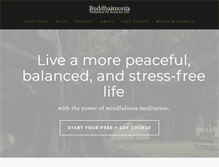 Tablet Screenshot of buddhaimonia.com
